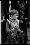 New York City Ballet production of "Don Quixote" with a young Christopher d'Amboise waiting in the wings to go on as a small knight, choreography by George Balanchine (New York)