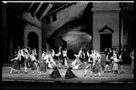 New York City Ballet production of "Don Quixote", puppet show in the village plaza, choreography by George Balanchine (New York)