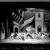 New York City Ballet production of "Don Quixote" showing a scene in the plaza, choreography by George Balanchine (New York)