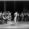 New York City Ballet production of "Don Quixote" with Jacques d'Amboise as Don Quixote, Deni Lamont as Sancho Panza and Susan Freedman as the Belly Dancer, choreography by George Balanchine (New York)