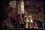 New York City Ballet production of "Coppelia"; scene from Act I, choreography by George Balanchine and Alexandra Danilova after Marius Petipa (Saratoga)