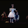 New York City Ballet production of "Coppelia"; scene from Act 2 with Patricia McBride as the doll Coppelia and Shaun O'Brien as Dr. Coppelius, choreography by George Balanchine and Alexandra Danilova after Marius Petipa (Saratoga)