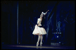 New York City Ballet production of "Coppelia"; scene from Act 2 with Patricia McBride as the doll Coppelia, choreography by George Balanchine and Alexandra Danilova after Marius Petipa (Saratoga)