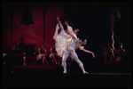 New York City Ballet production of "Coppelia"; scene from Act 3 with Patricia McBride and Helgi Tomasson, choreography by George Balanchine and Alexandra Danilova after Marius Petipa (Saratoga)