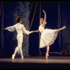 New York City Ballet production of "Coppelia"; scene from Act 3 with Patricia McBride and Helgi Tomasson, choreography by George Balanchine and Alexandra Danilova after Marius Petipa (Saratoga)