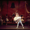 New York City Ballet production of "Coppelia"; scene from Act 3 with Patricia McBride and Helgi Tomasson, choreography by George Balanchine and Alexandra Danilova after Marius Petipa (Saratoga)