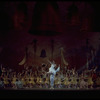 New York City Ballet production of "Coppelia"; scene from Act 3 with Patricia McBride and Helgi Tomasson, choreography by George Balanchine and Alexandra Danilova after Marius Petipa (Saratoga)