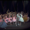 New York City Ballet production of "Coppelia"; scene from Act 3 with Patricia McBride, Helgi Tomasson and students from the School of American Ballet, choreography by George Balanchine and Alexandra Danilova after Marius Petipa (Saratoga)