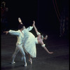 New York City Ballet production of "Coppelia"; scene from Act 3 with Patricia McBride and Helgi Tomasson, choreography by George Balanchine and Alexandra Danilova after Marius Petipa (Saratoga)