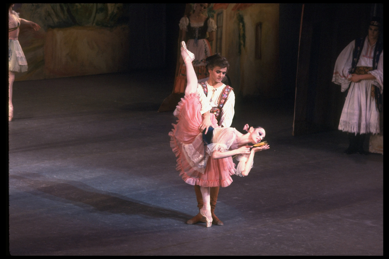 New York City Ballet Production Of Coppelia Scene From Act 1 With Patricia Mcbride As 