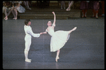 New York City Ballet production of "Coppelia"; scene from Act 3 with Patricia McBride and Ib Andersen, choreography by George Balanchine and Alexandra Danilova after Marius Petipa (New York)