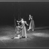 New York City Ballet production of "A midsummer Night's Dream" with Patricia McBride as Hermia (R), Jillana as Helena and Nicholas Magallanes as Lysander (L), choreography by George Balanchine (New York)