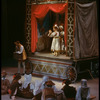 New York City Ballet production of "Don Quixote"; puppet show scene, choreography by George Balanchine (New York)