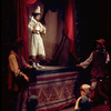 New York City Ballet production of "Don Quixote"; puppet show with Jean-Pierre Frohlich as the Saracen with School of American Ballet student, choreography by George Balanchine (New York)