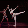 New York City Ballet production of "Don Quixote" with Gloria Govrin and Robert Maiorano in the Rigaudon Flamenco, choreography by George Balanchine (New York)