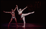 New York City Ballet production of "Don Quixote" with Gloria Govrin and Robert Maiorano in the Rigaudon Flamenco, choreography by George Balanchine (New York)