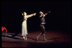 New York City Ballet production of "Don Quixote" with Jacques d'Amboise as Don Quixote and Suzanne Farrell as Dulcinea, choreography by George Balanchine (New York)