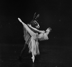 New York City Ballet production of "A Midsummer Night's Dream" with Melissa Hayden as Titania and Richard Rapp as Bottom, choreography by George Balanchine (New York)