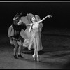 New York City Ballet production of "A midsummer Night's Dream" with Patricia McBride as Titania dancing with Bottom, choreography by George Balanchine (New York)