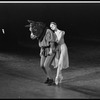 New York City Ballet production of "A midsummer Night's Dream" with Patricia McBride as Titania dancing with Bottom, choreography by George Balanchine (New York)