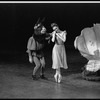 New York City Ballet production of "A midsummer Night's Dream" with Patricia McBride as Titania dancing with Bottom, choreography by George Balanchine (New York)