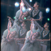 New York City Ballet production of "Jewels" (Emeralds); multiple exposure with Violette Verdy and Conrad Ludlow, choreography by George Balanchine (New York)