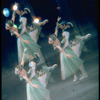 New York City Ballet production of "Jewels" (Emeralds); multiple exposure with Mimi Paul and Francisco Moncion, choreography by George Balanchine (New York)