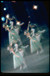 New York City Ballet production of "Jewels" (Emeralds); multiple exposure with Mimi Paul and Francisco Moncion, choreography by George Balanchine (New York)