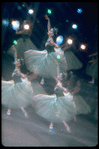 New York City Ballet production of "Jewels" (Emeralds); multiple exposure with Mimi Paul, choreography by George Balanchine (New York)