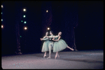 New York City Ballet production of "Jewels" (Emeralds) with Sara Leland, John Prinz and Suki Schorer, choreography by George Balanchine (New York)