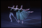 New York City Ballet production of "Jewels" (Emeralds) with Daniel Duell, Elyse Borne, Bonita Borne, choreography by George Balanchine (New York)
