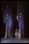 New York City Ballet production of "Jewels" (Emeralds), dancers waiting in the wings, choreography by George Balanchine (New York)