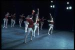 New York City Ballet production of "Jewels" (Rubies) with Marnee Morris and Patricia McBride, choreography by George Balanchine (New York)