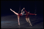 New York City Ballet production of "Jewels" (Rubies) with Sara Leland and John Clifford, choreography by George Balanchine (New York)