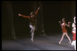 New York City Ballet production of "Jewels" (Rubies) with Patricia McBride and Mikhail Baryshnikov, choreography by George Balanchine (Saratoga)