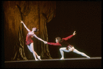 New York City Ballet production of "Jewels" (Rubies) with Patricia McBride and Mikhail Baryshnikov, choreography by George Balanchine (Saratoga)