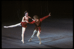 New York City Ballet production of "Jewels" (Rubies) with Patricia McBride and Mikhail Baryshnikov, choreography by George Balanchine (Saratoga)