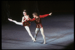 New York City Ballet production of "Jewels" (Rubies) with Patricia McBride and Mikhail Baryshnikov, choreography by George Balanchine (Saratoga)