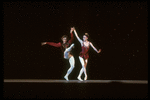 New York City Ballet production of "Jewels" (Rubies) with Patricia McBride and Mikhail Baryshnikov, choreography by George Balanchine (Saratoga)