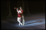 New York City Ballet production of "Jewels" (Rubies) with Patricia McBride and Mikhail Baryshnikov, choreography by George Balanchine (Saratoga)