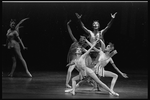 New York City Ballet production of "A Midsummer Night's Dream" with Deni Lamont as Puck and Elise Flagg as front butterfly, choreography by George Balanchine (New York)