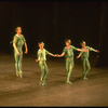 New York City Ballet production of "The Four Seasons" with   Douglas Hay, Tracy Bennett, Christopher Fleming  and Timothy Fox, choreography by Jerome Robbins (New York)