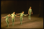 New York City Ballet production of "The Four Seasons" with   Douglas Hay, Tracy Bennett, Christopher Fleming  and Timothy Fox, choreography by Jerome Robbins (New York)