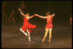 New York City Ballet production of "The Four Seasons" with Patricia McBride and Mikhail Baryshnikov, choreography by Jerome Robbins (New York)