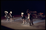 New York City Ballet production of "Union Jack" with Patricia McBride and Jean-Pierre Bonnefous (Pearly King and Queen in Costermonger Pas de Deux) and students School of American Ballet, choreography by George Balanchine (New York)