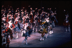 New York City Ballet production of "Union Jack" with Jacques d'Amboise and Suzanne Farrell at center, choreography by George Balanchine (New York)