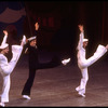 New York City Ballet production of "Union Jack" with Sara Leland, Helgi Tomasson and Kay Mazzo, choreography by George Balanchine (New York)