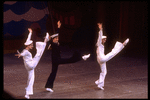 New York City Ballet production of "Union Jack" with Sara Leland, Helgi Tomasson and Kay Mazzo, choreography by George Balanchine (New York)