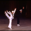 New York City Ballet production of "Union Jack" with Karin von Aroldingen and Jean-Pierre Frohlich, choreography by George Balanchine (New York)