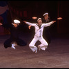 New York City Ballet production of "Union Jack" with Victor Castelli, Karin von Aroldingen and Jean-Pierre Frohlich, choreography by George Balanchine (New York)